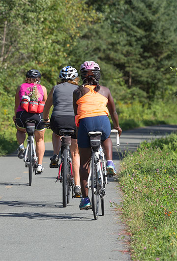 Take to the Burlington Bike Path just beyond the neighborhood to access over 30 miles of paved bike-way