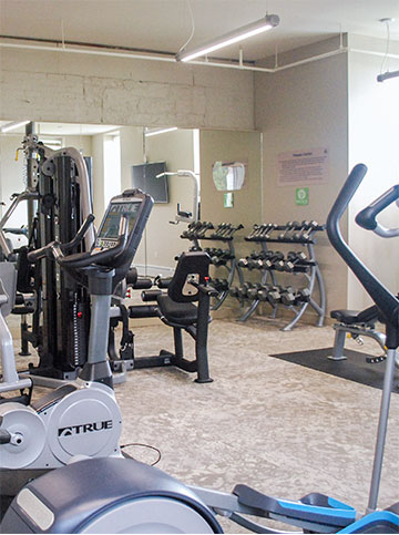 Twenty four hour access to your building's fitness center is just another way Cambrian Rise was designed for a healthy lifestyle